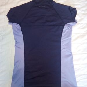 PATAGONIA, Dark and light purple athletic/compression shirt